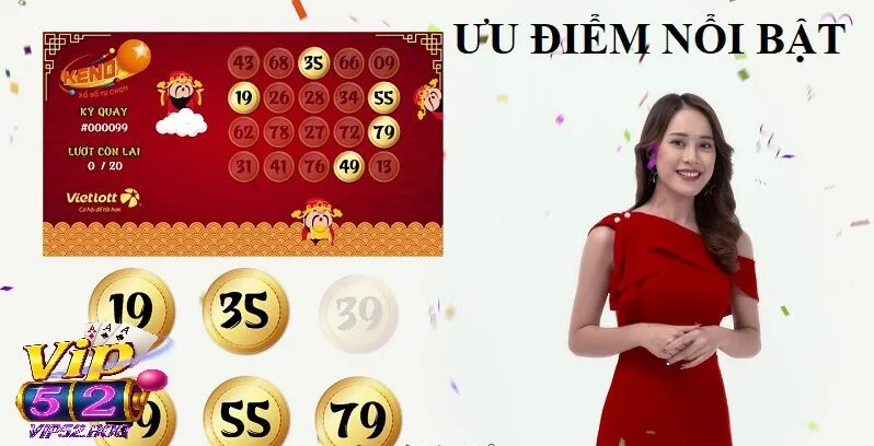 Ưu điểm nổi bật khi chơi Xổ Số Keno tại Vip52